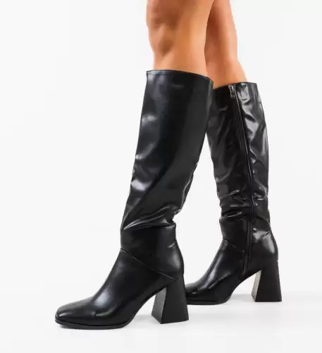 Cizme dama Elle Negre