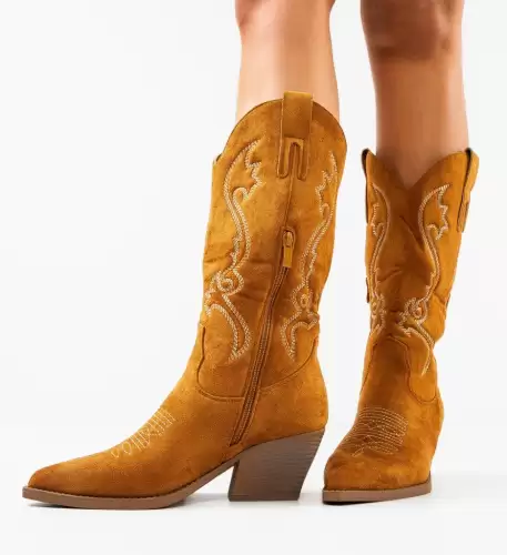 Cizme dama Ethniu Camel