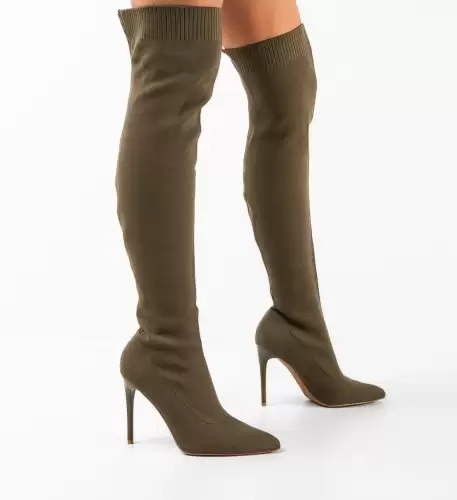 Cizme dama Olenyt Khaki