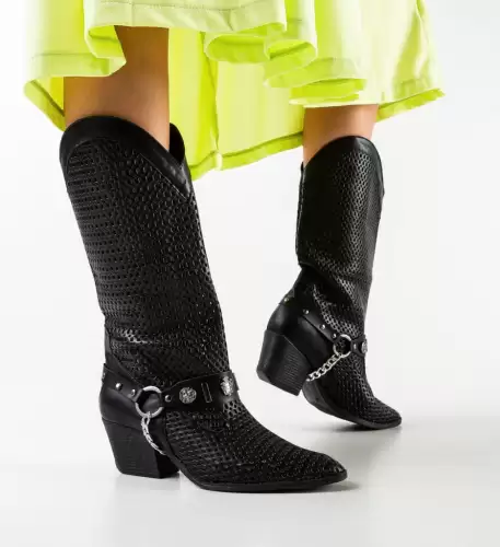 Cizme dama Ongel Negre 2