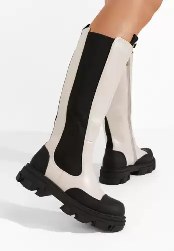 Cizme inalte dama Ferrero bej