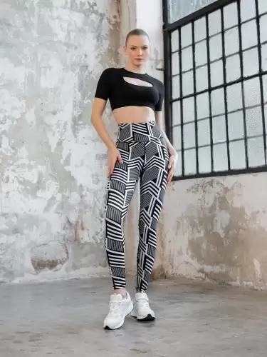 Colanti Fitness Negru Ambrie