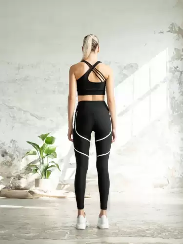 Colanti Fitness Negru Kambria