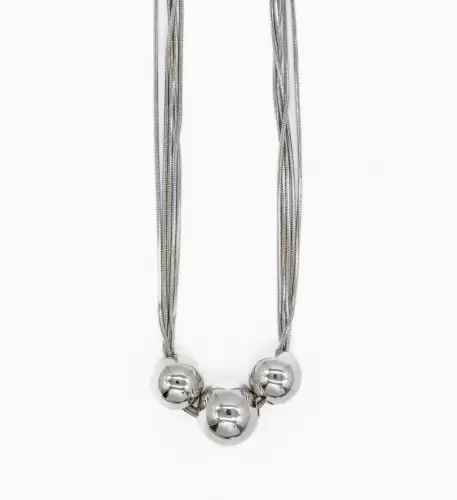 Colier Pleyd Argintiu