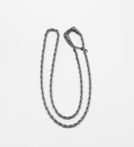 Colier Steel Argintiu