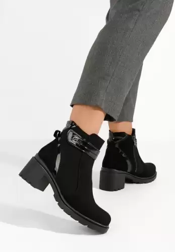 Ghete cu toc Atalia V2 negre