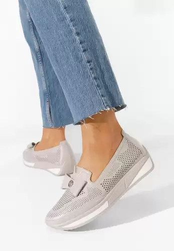 Mocasini dama Cinthya bej