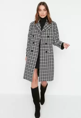 Palton dama negru Aimee