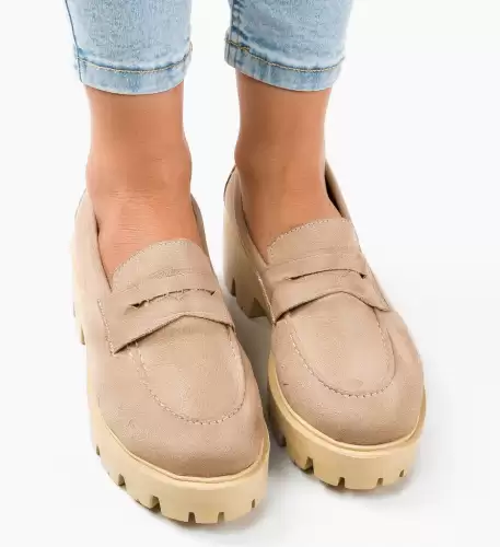 Pantofi Casual dama Gyna Bej 2