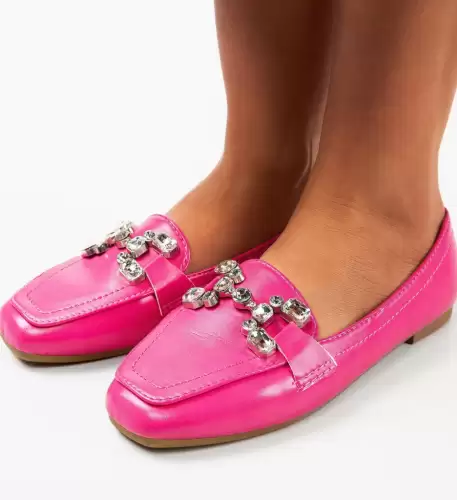 Pantofi casual dama Mireya Fuchsia