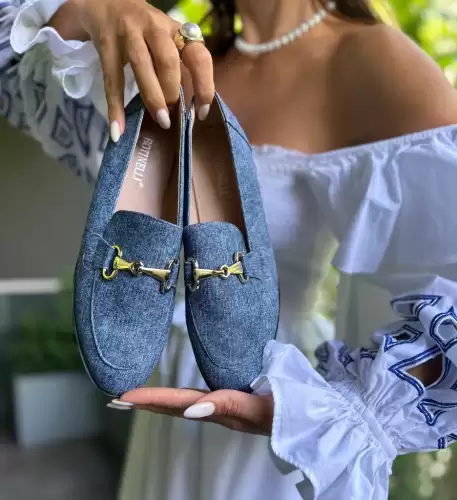 Pantofi Casual dama Remala Albastri