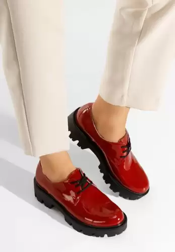 Pantofi casual dama rosii Iruela