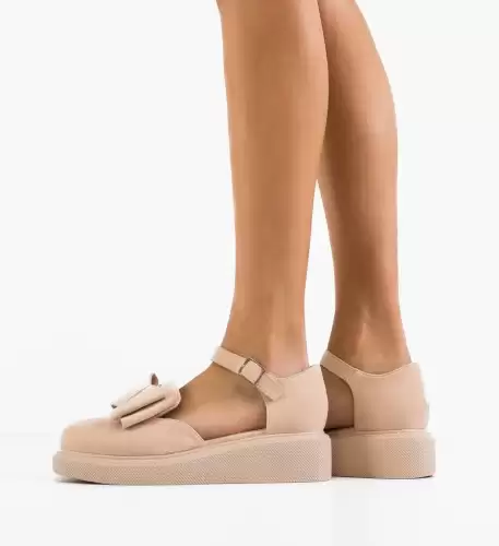 Pantofi Casual dama Tystaka Bej