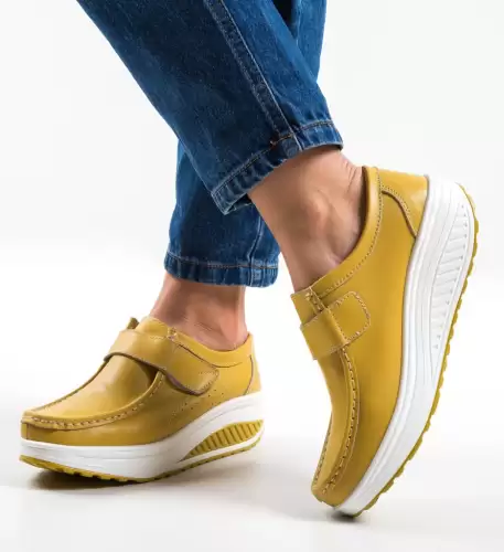 Pantofi Casual Marko Galbeni