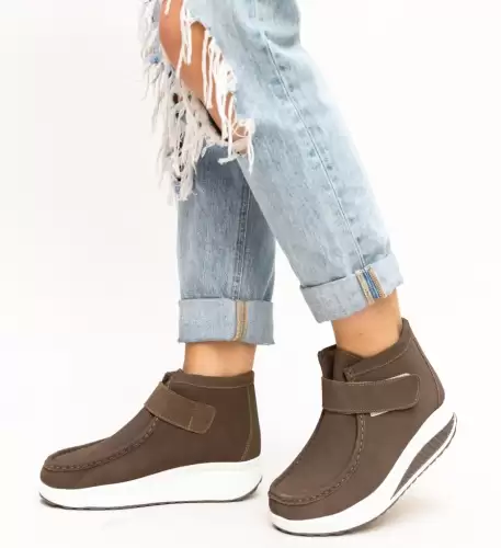 Pantofi Casual Misha Khaki