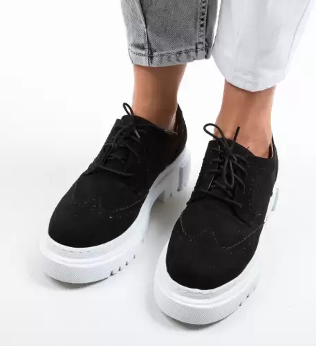 Pantofi Casual Mrela Negri
