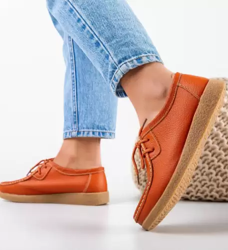 Pantofi Casual Niko Portocalii