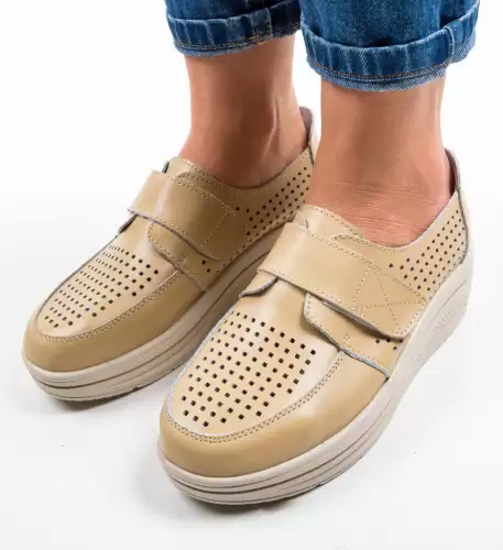 Pantofi Casual Rezolito Bej