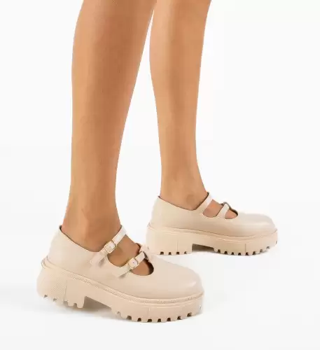 Pantofi Casual Rita Bej
