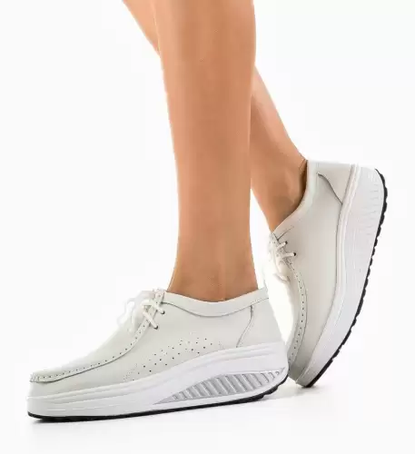 Pantofi Casual Roly Alb 2