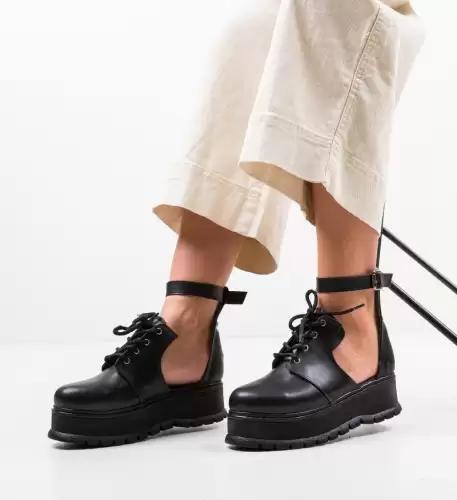 Pantofi Casual Vespas Negri