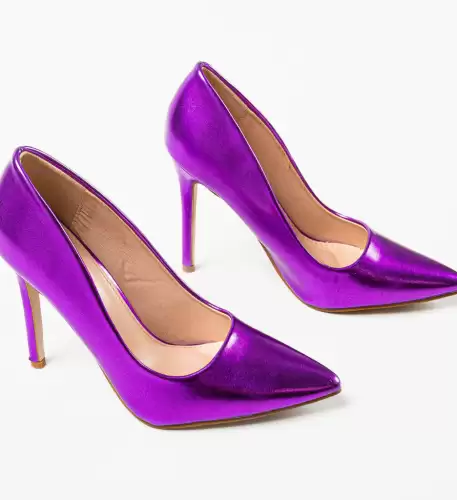 Pantofi cu toc Plazyn Mov