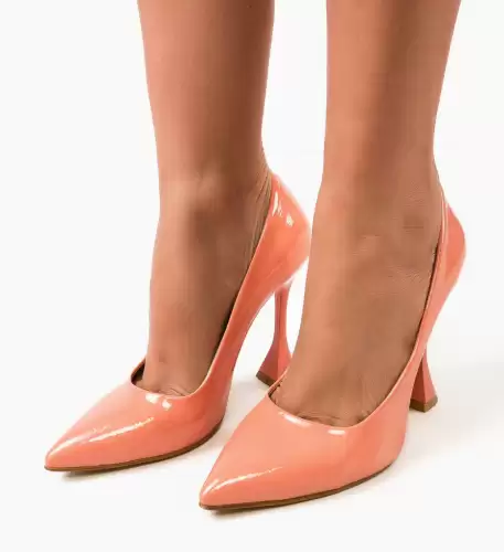 Pantofi cu toc Rimo Roz