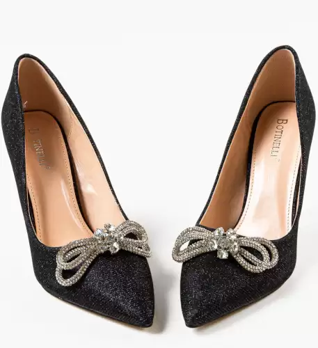 Pantofi cu toc Sojak Negri