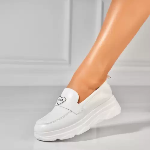 Pantofi dama casual Albi din Piele Ecologica Anika