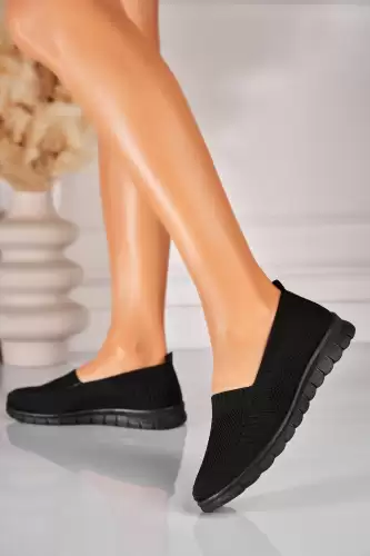 Pantofi dama casual Negri din Textil Everlie