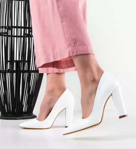 Pantofi dama Clash Albi