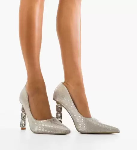 Pantofi dama Kagiso Argintii