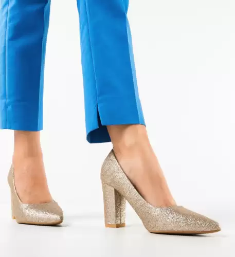 Pantofi dama Morgan Aurii