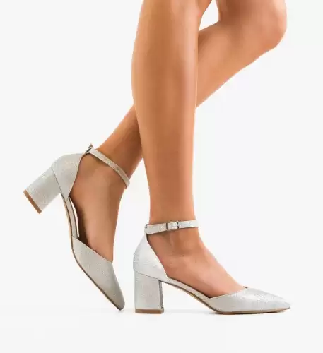 Pantofi dama Oppe Argintii