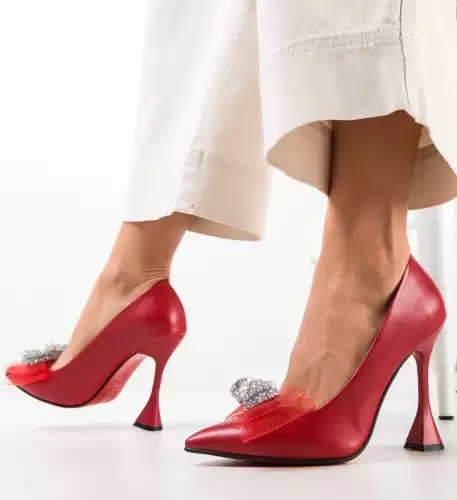 Pantofi dama Oska Rosii