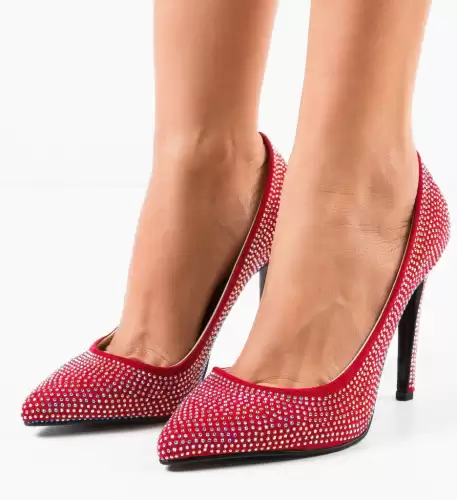 Pantofi dama Pukan Rosii