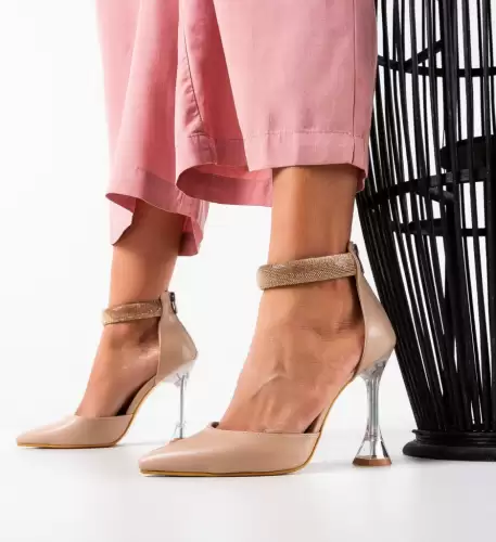 Pantofi dama Romina Bej