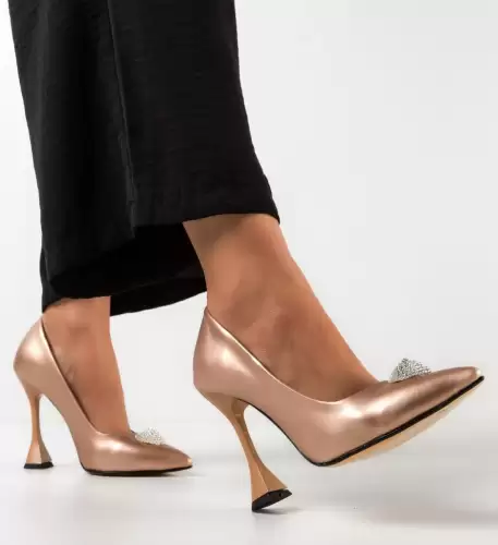 Pantofi dama Valkia Bronze