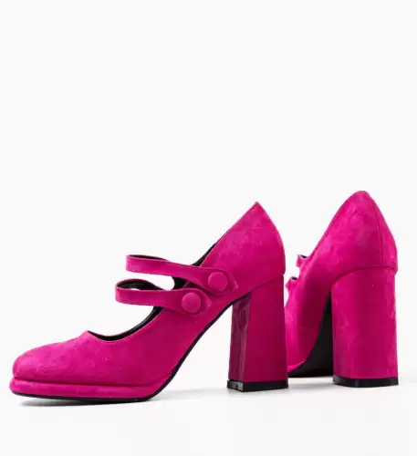 Pantofi dama Vintage Fuchsia