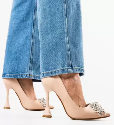 Pantofi dama Yerer Bej