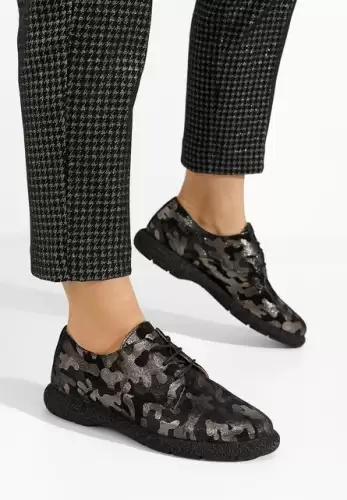 Pantofi derby piele Karysa V2 multicolori