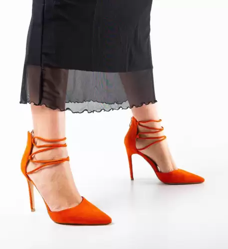 Pantofi Hill Portocalii