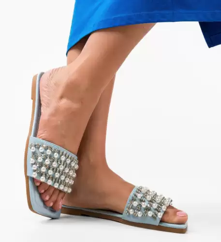 Papuci dama Bellona Albastri