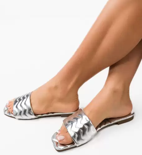 Papuci dama Dumnorix Argintii