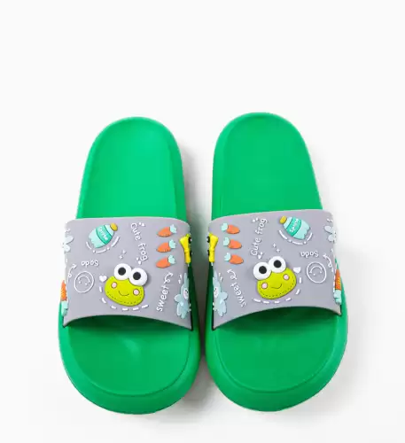 Papuci dama Frog Verzi