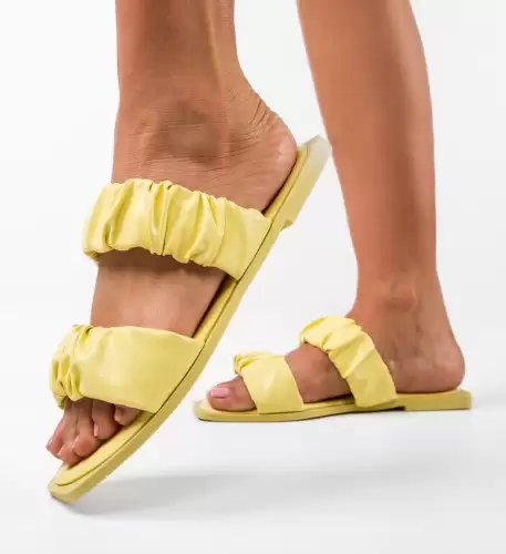 Papuci dama Grigor Galbeni