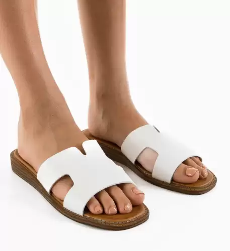 Papuci dama Mermesy Albi