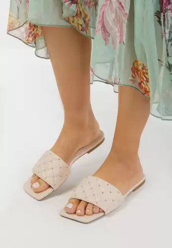 Papuci dama Santena Bej