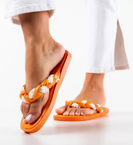 Papuci dama Shoka Portocalii