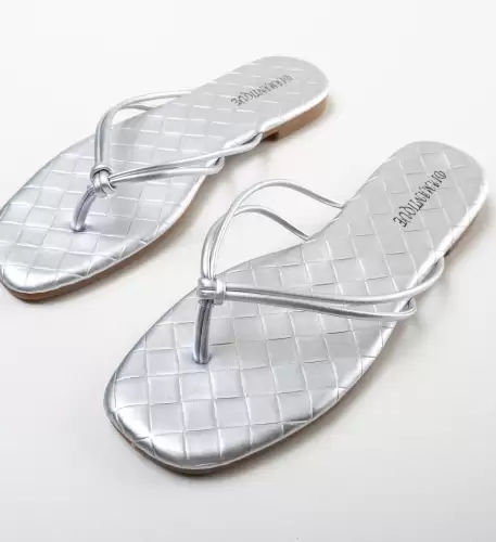Papuci Sauqo Argintii